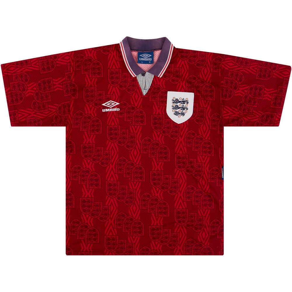 1994-95 England Away Shirt #6 (Very Good) L