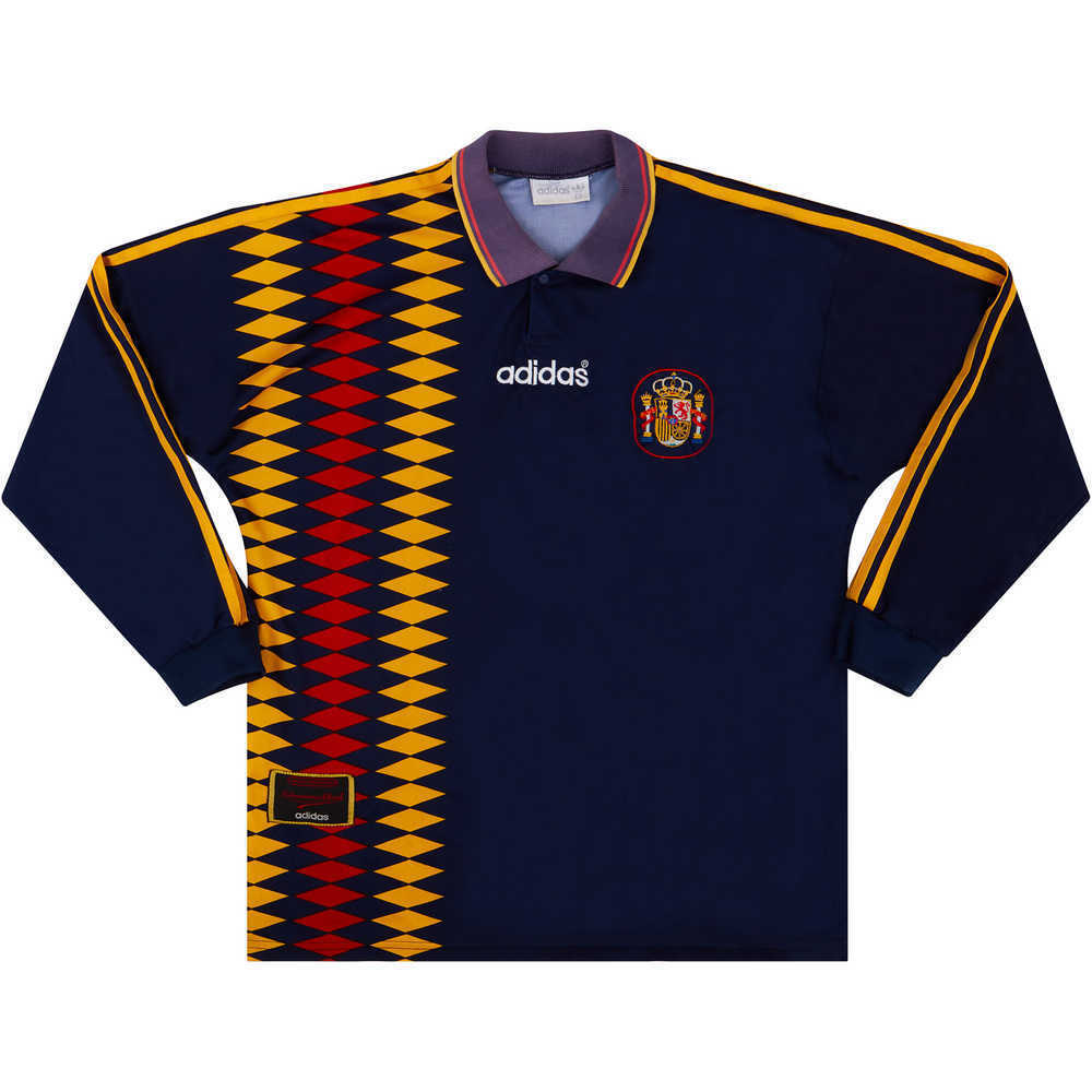 1994-96 Spain Third L/S Shirt (Very Good) L