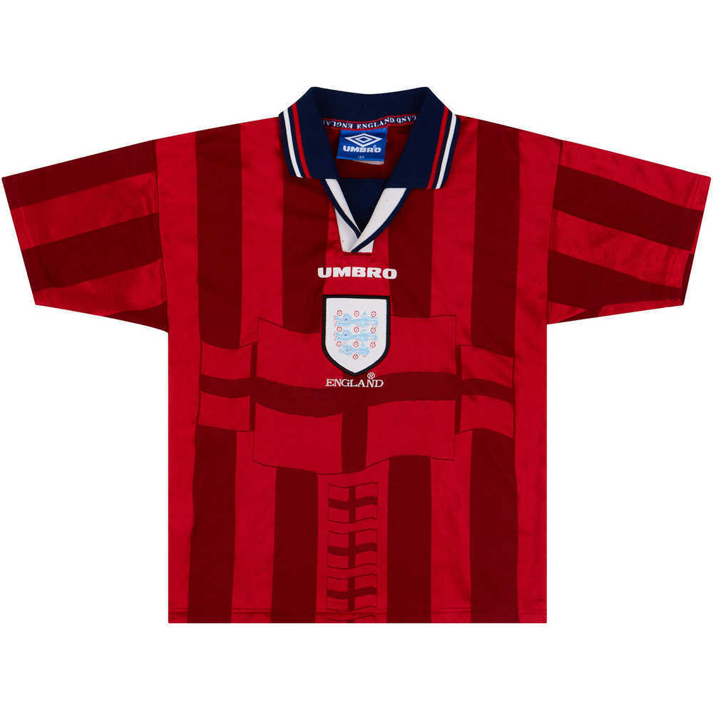 1997-99 England Home Shirt (Very Good) S.Boys
