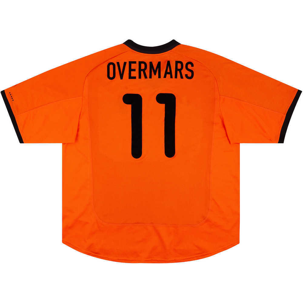 2000-02 Holland Home Shirt Overmars #11 (Very Good) XXL