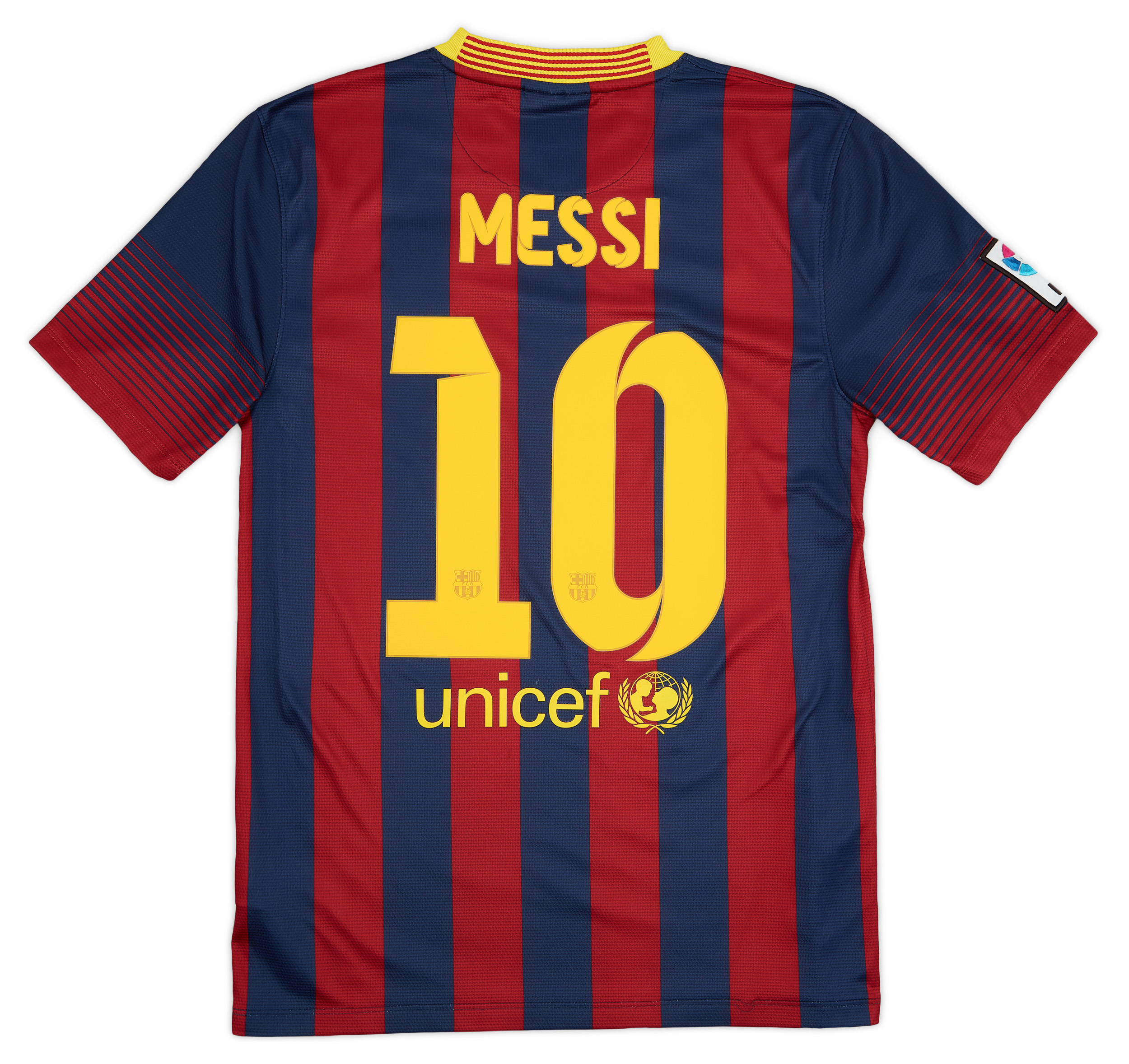 2013-14 Barcelona Home Shirt Messi #10 - Excellent 8/10 - (S)