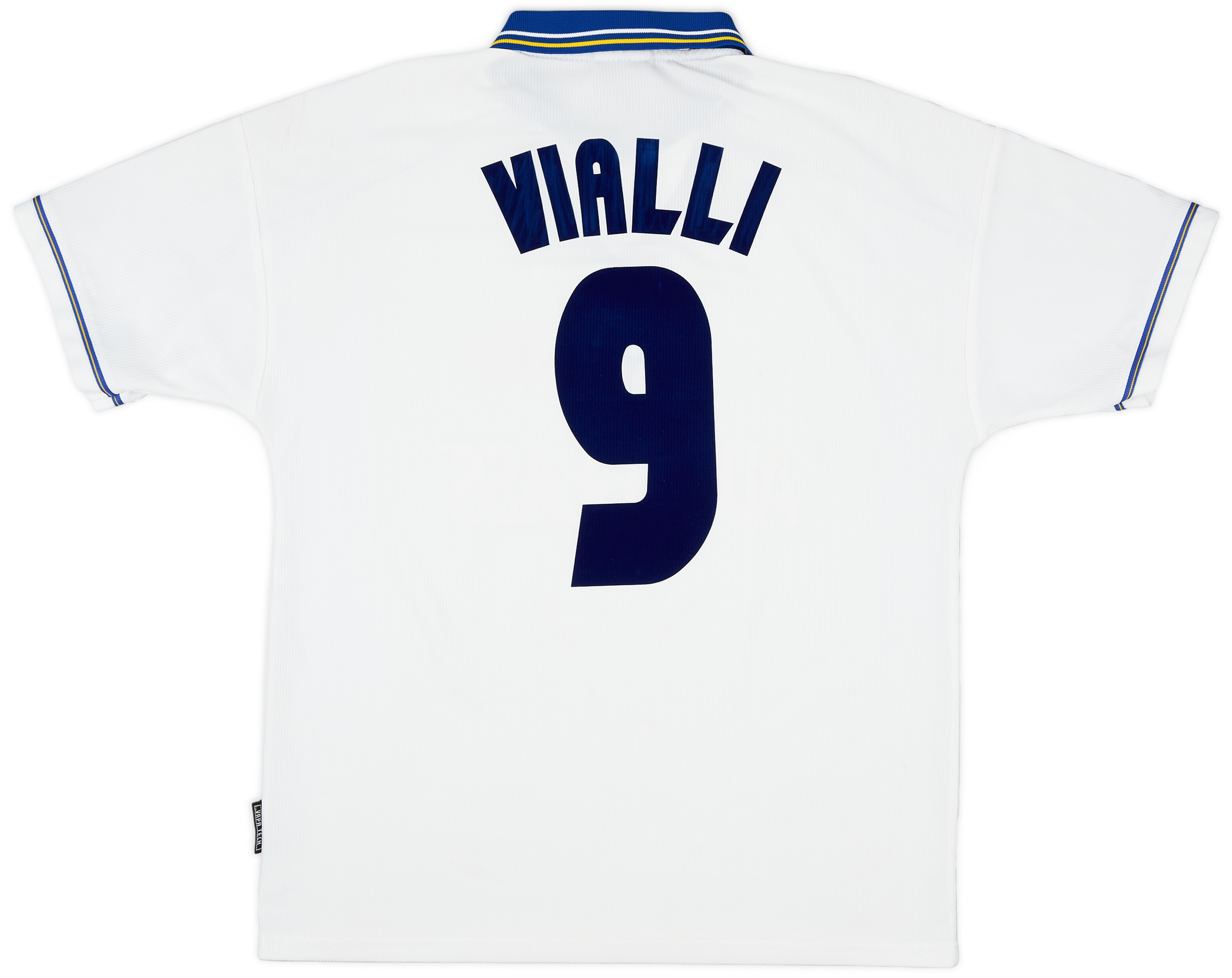 1998-00 Chelsea Away Shirt Vialli #9 - Excellent 8/10 - (L)