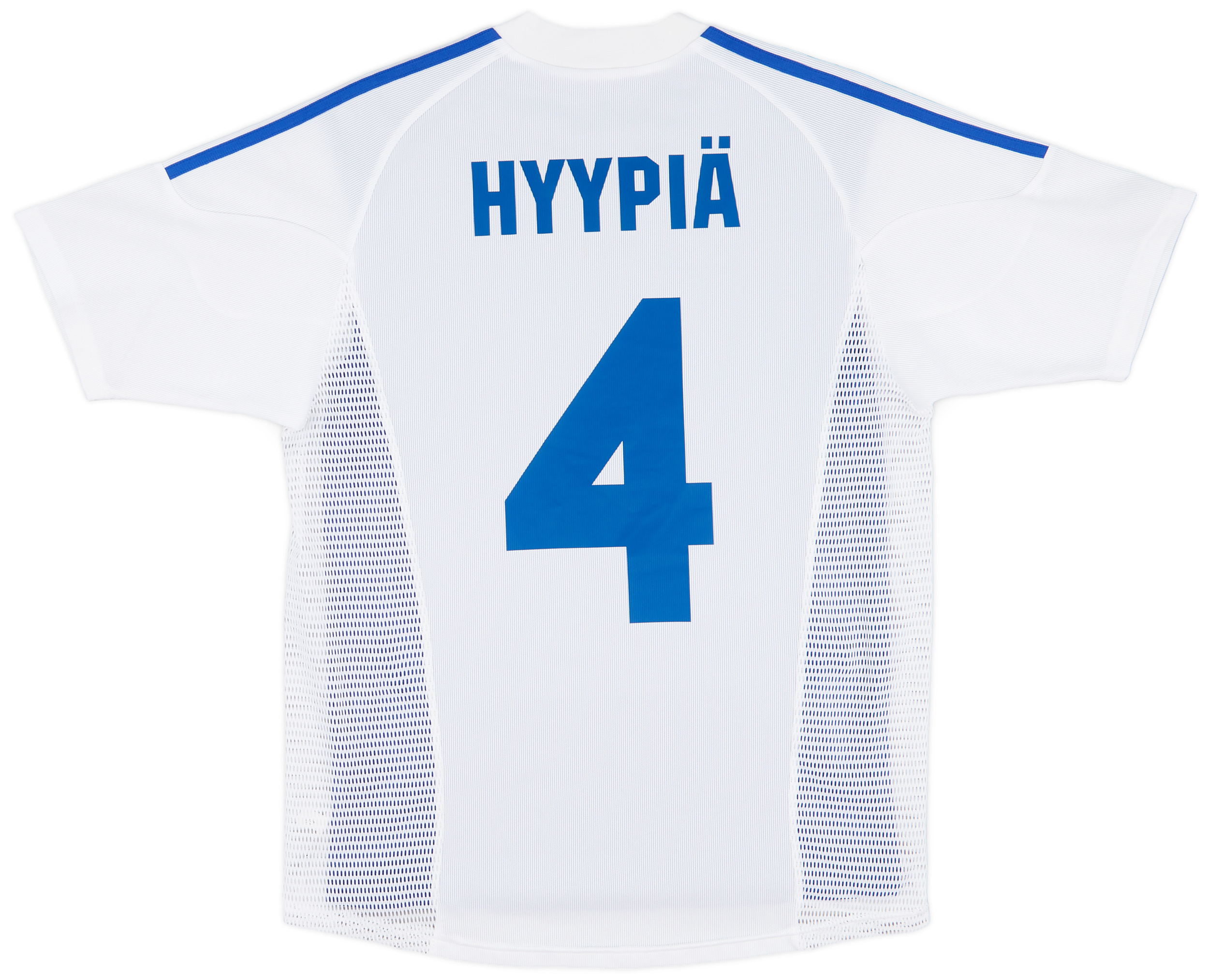 2002-04 Finland Player Issue Home Shirt Hyypia #4 - 8/10 - ()