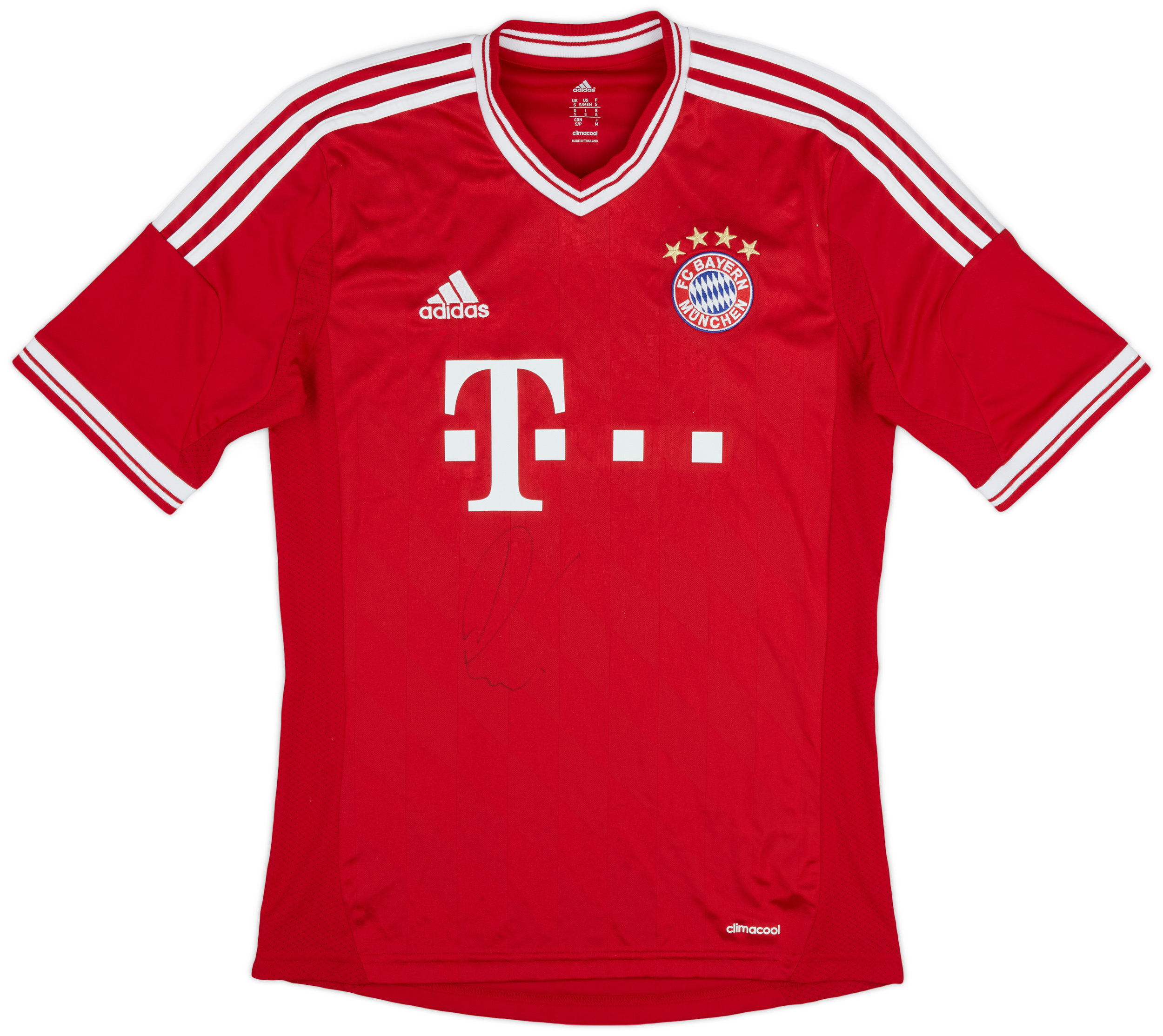2013-14 Bayern Munich Signed Home Shirt - 9/10 - ()