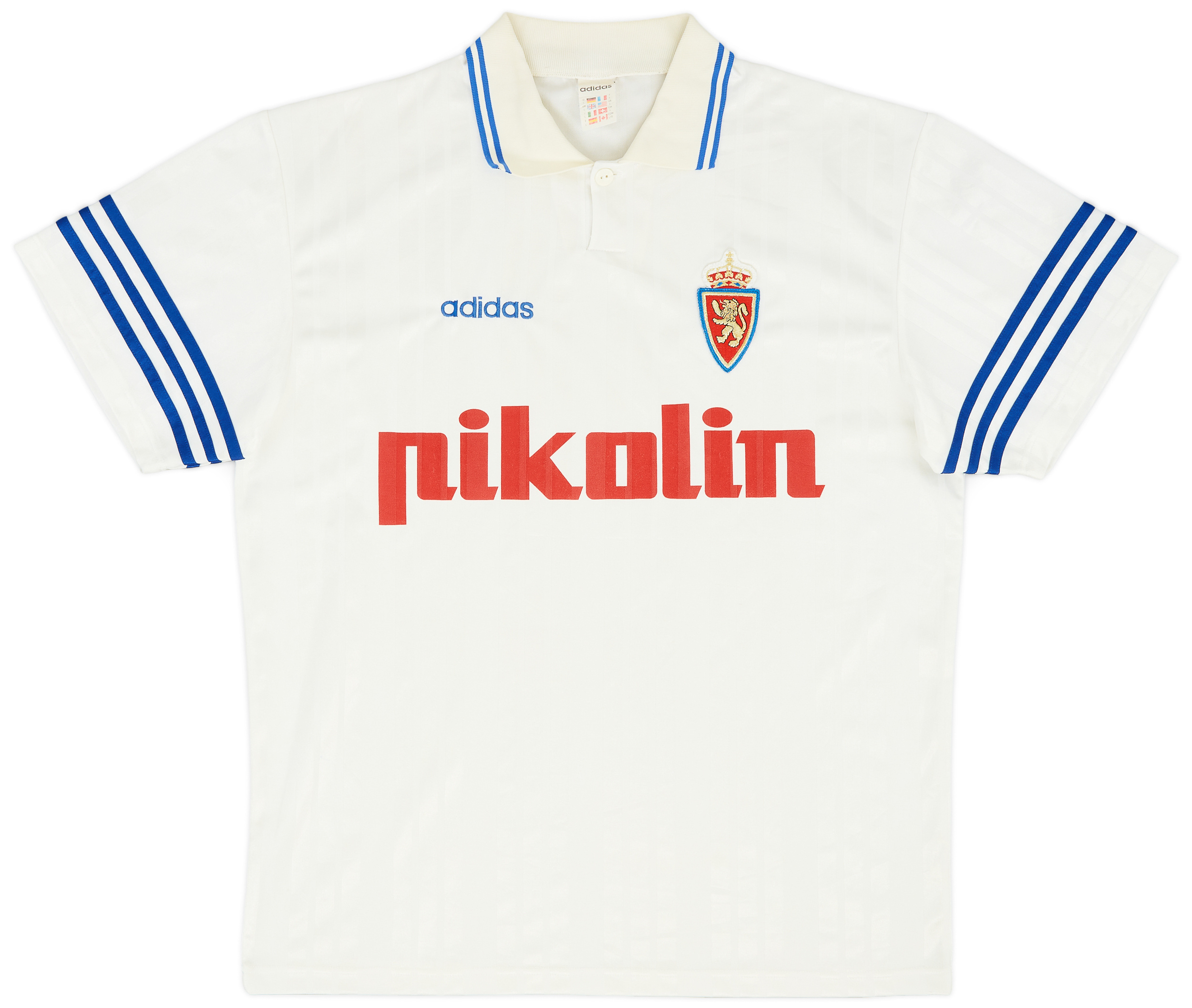 1995-97 Real Zaragoza Home Shirt - 8/10 - ()