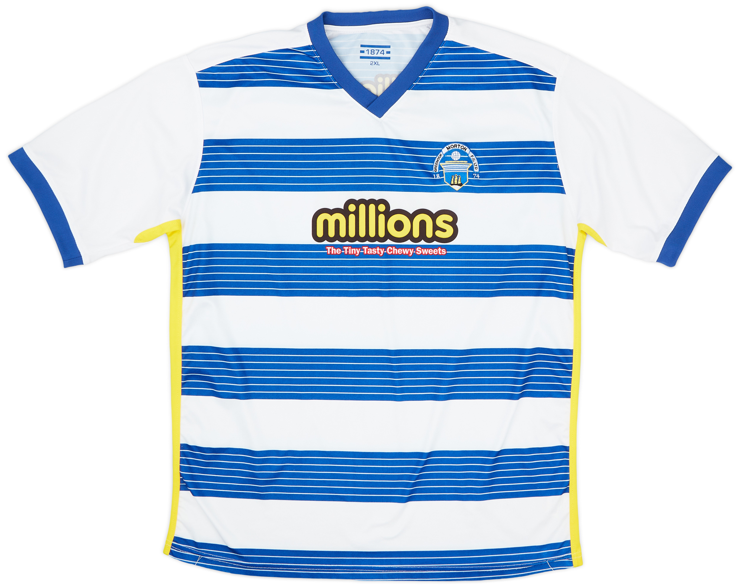 Greenock Morton  home shirt  (Original)