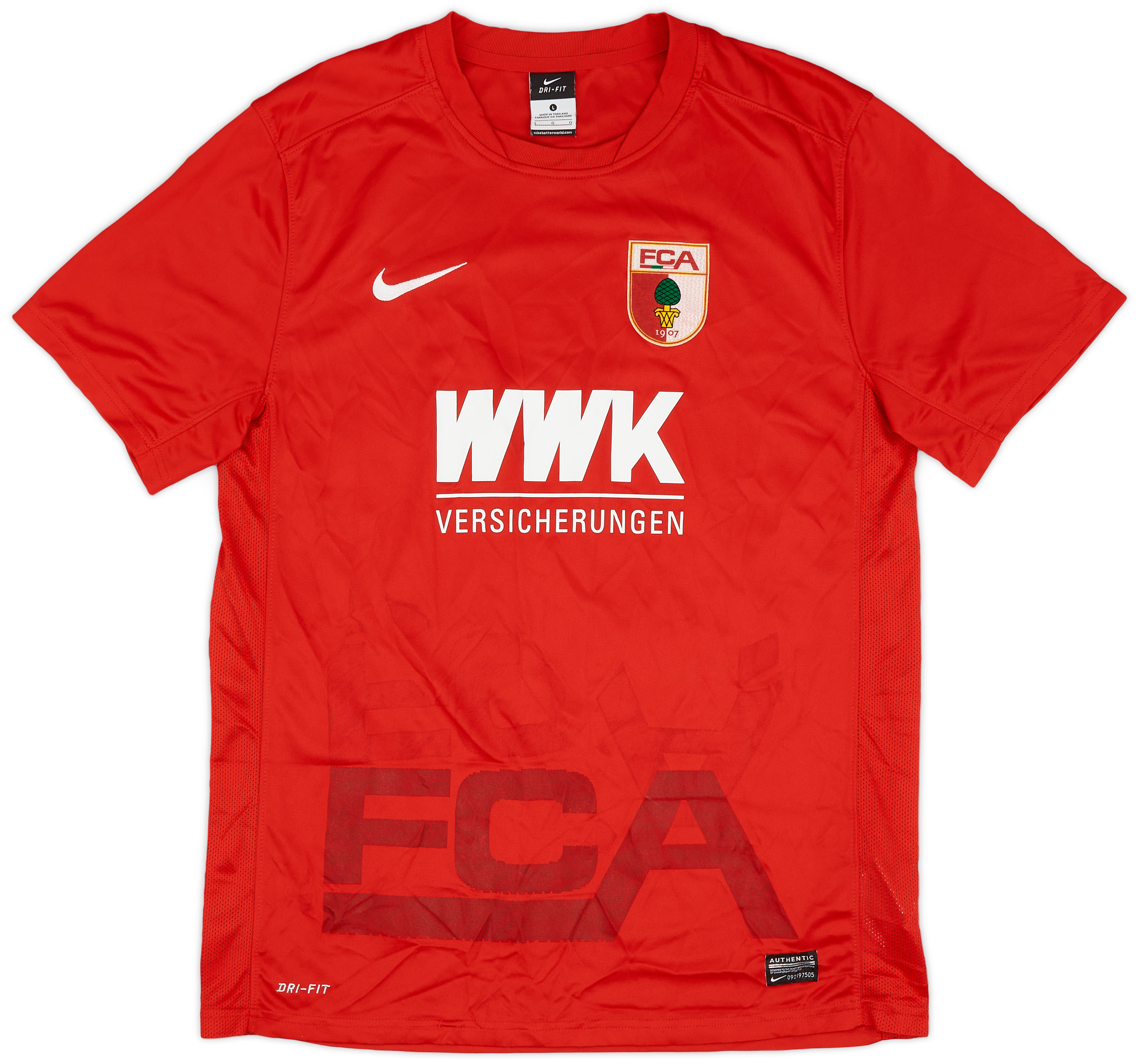 2015-16 Augsburg Away Shirt -7/10 - ()