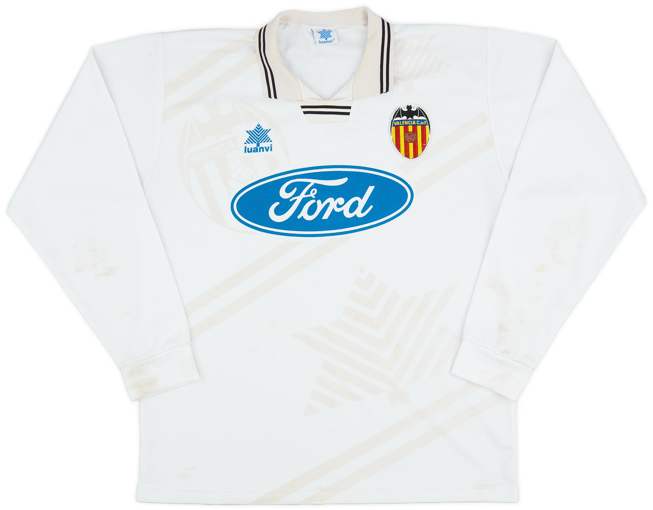 1995-96 Valencia Home Shirt - 5/10 - (/)