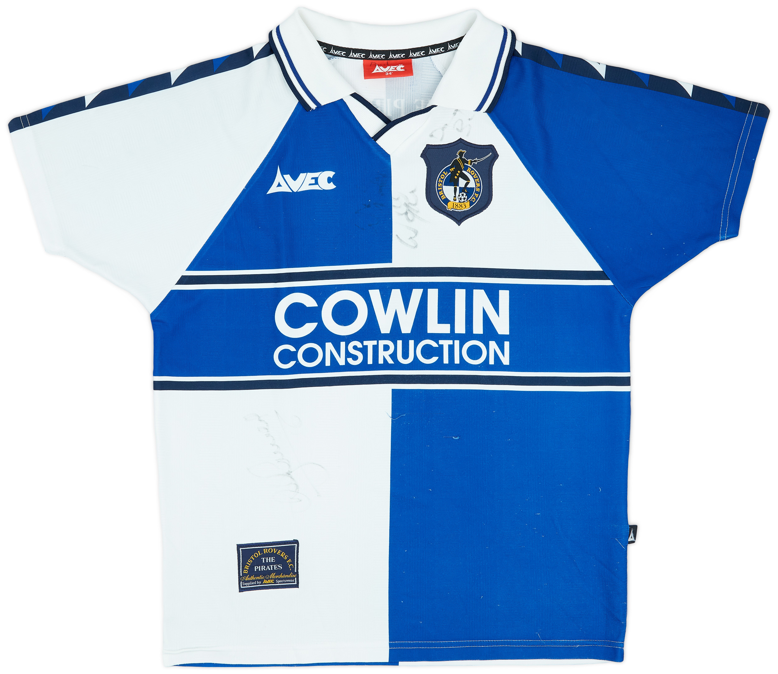 1999-01 Bristol Rovers Signed Home Shirt - 8/10 - ()