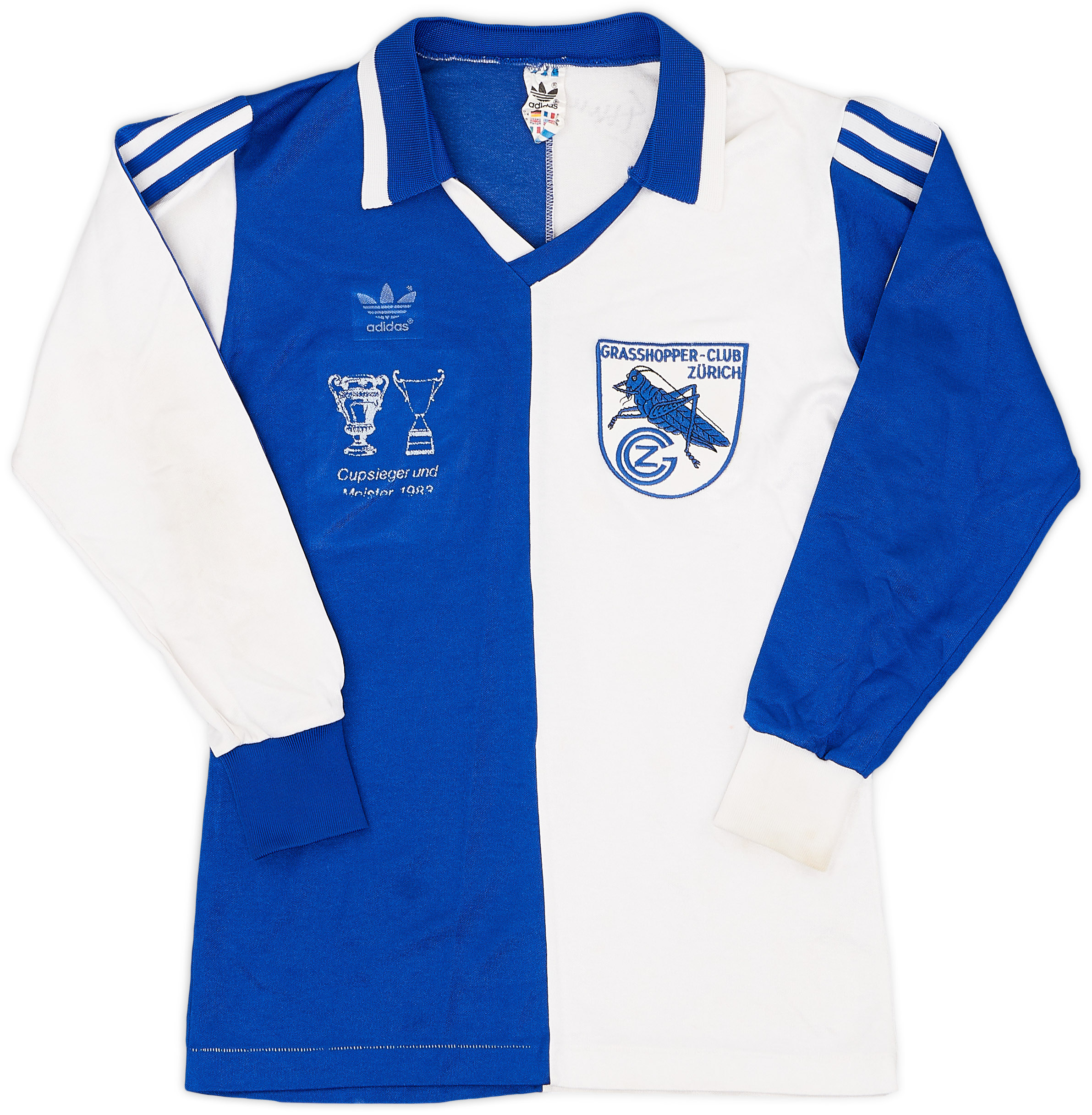 1980-85 Grasshoppers Signed Home Shirt - 6/10 - ()