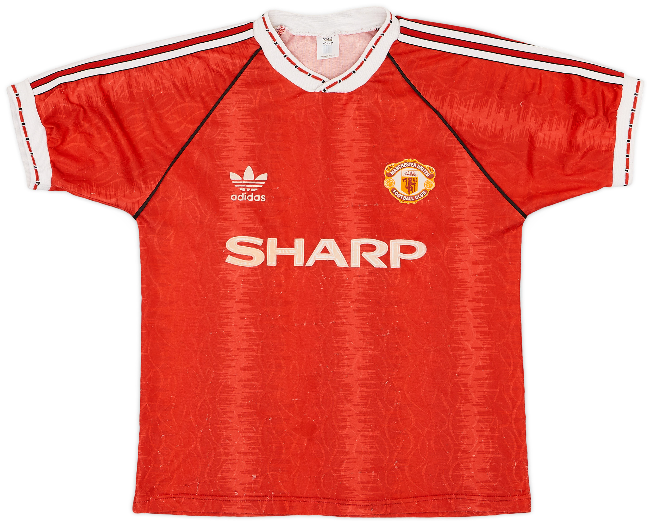 1990-92 Manchester United Home Shirt - 6/10 - (/)