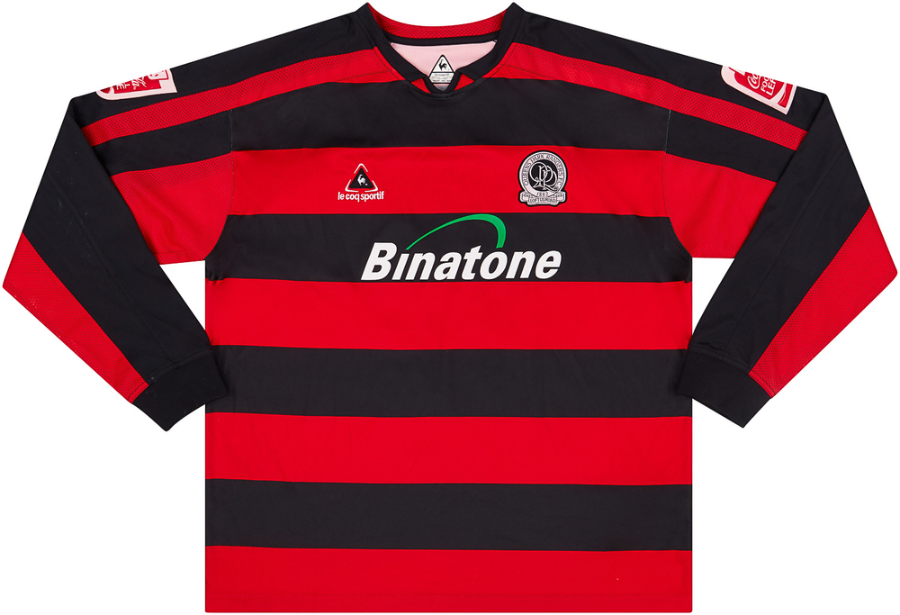 2005-06 QPR Away L/S Shirt Santos #15-QPR New Products Match Worn Shirts UK Clubs Certified Match Worn