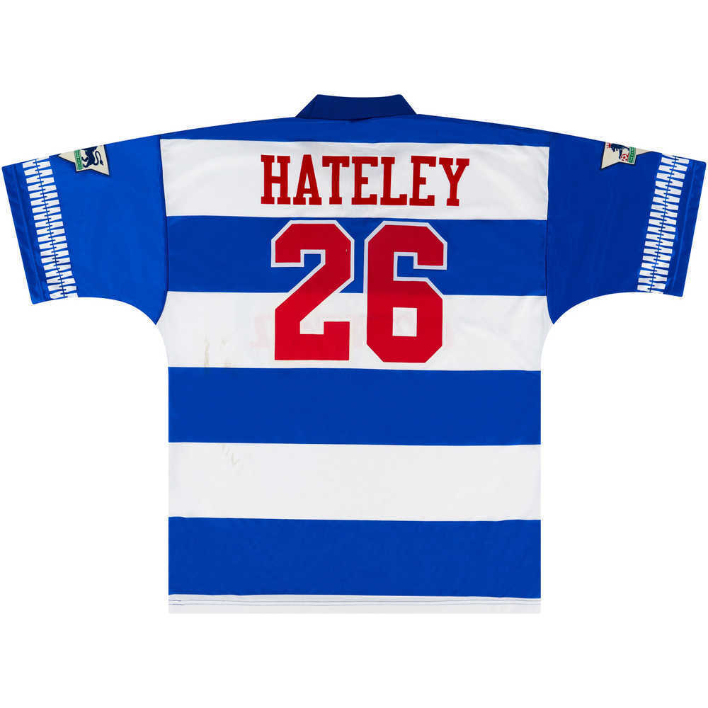 1995-96 QPR Match Issue Home Shirt Hateley #26