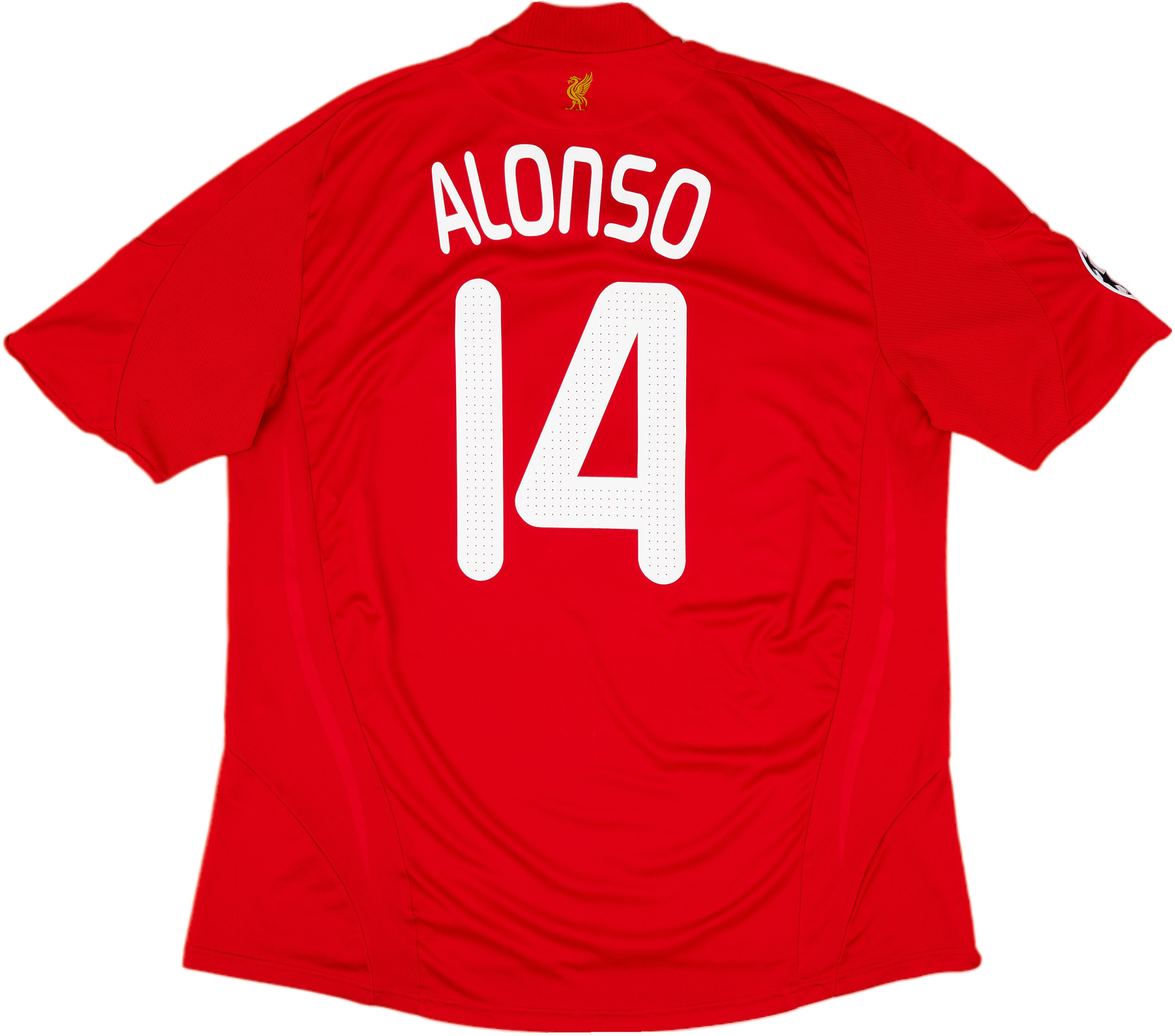 2008-10 Liverpool Home Shirt Alonso #14 - Excellent 9/10 - (XXL)