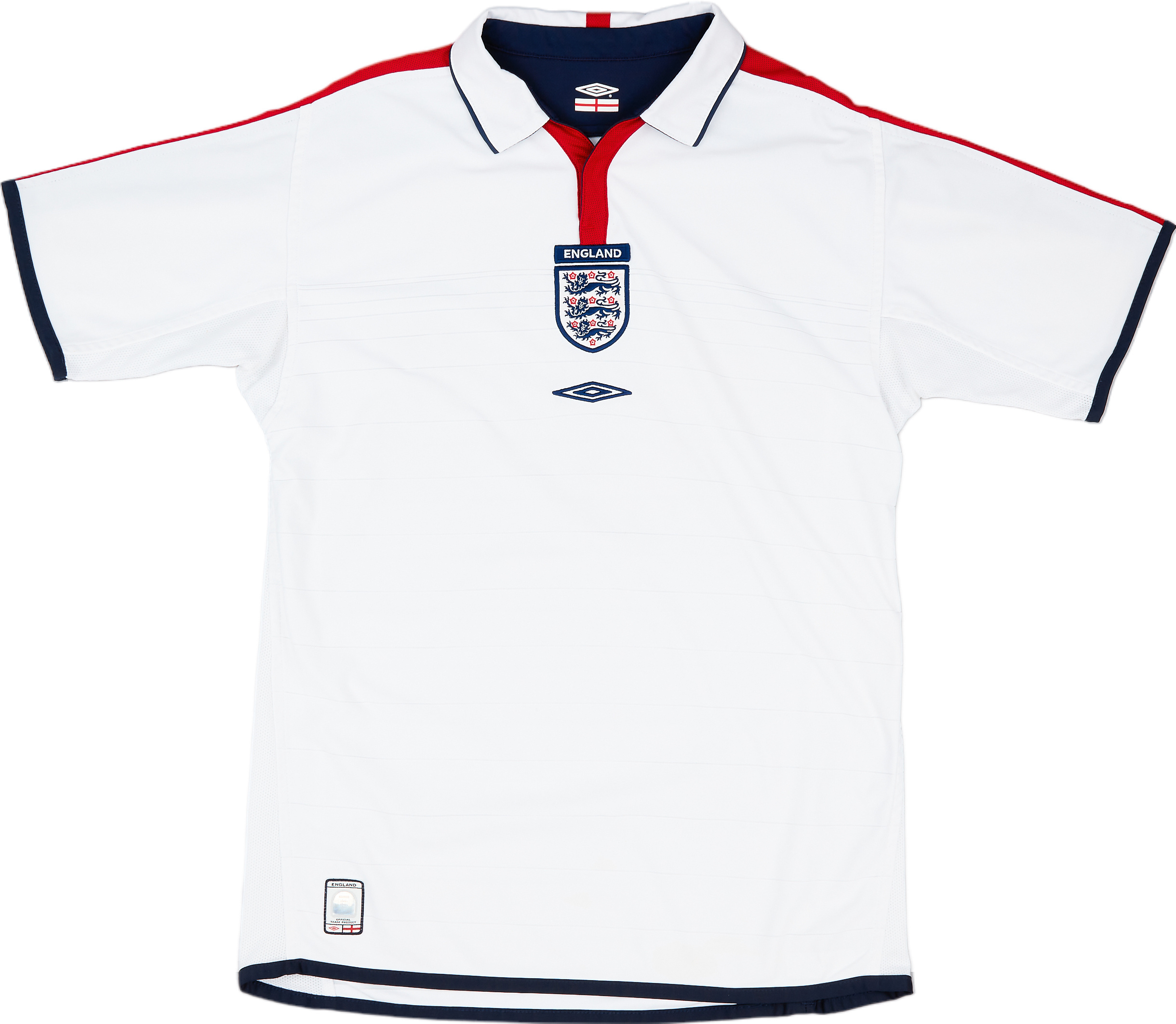 2003-05 England Home Shirt - Excellent 9 10 - (m)