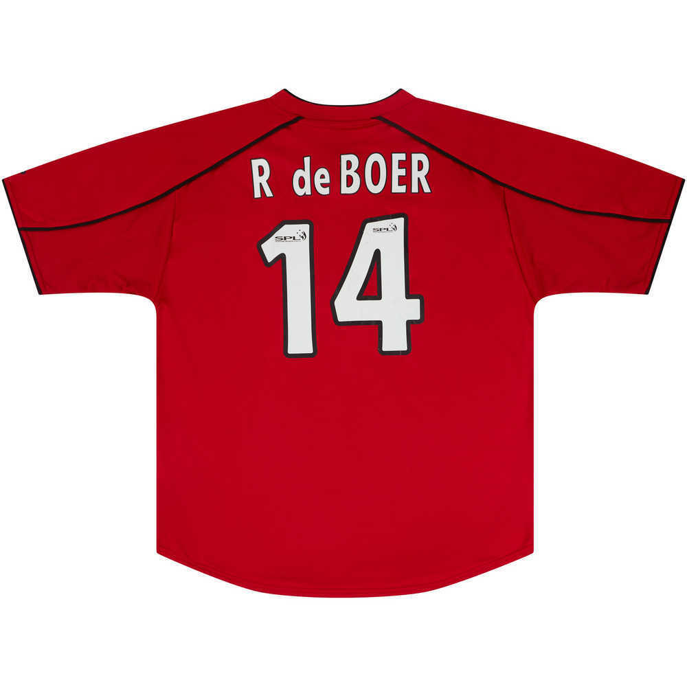 2000-01 Rangers Third Shirt R de Boer #14 (Very Good) XL