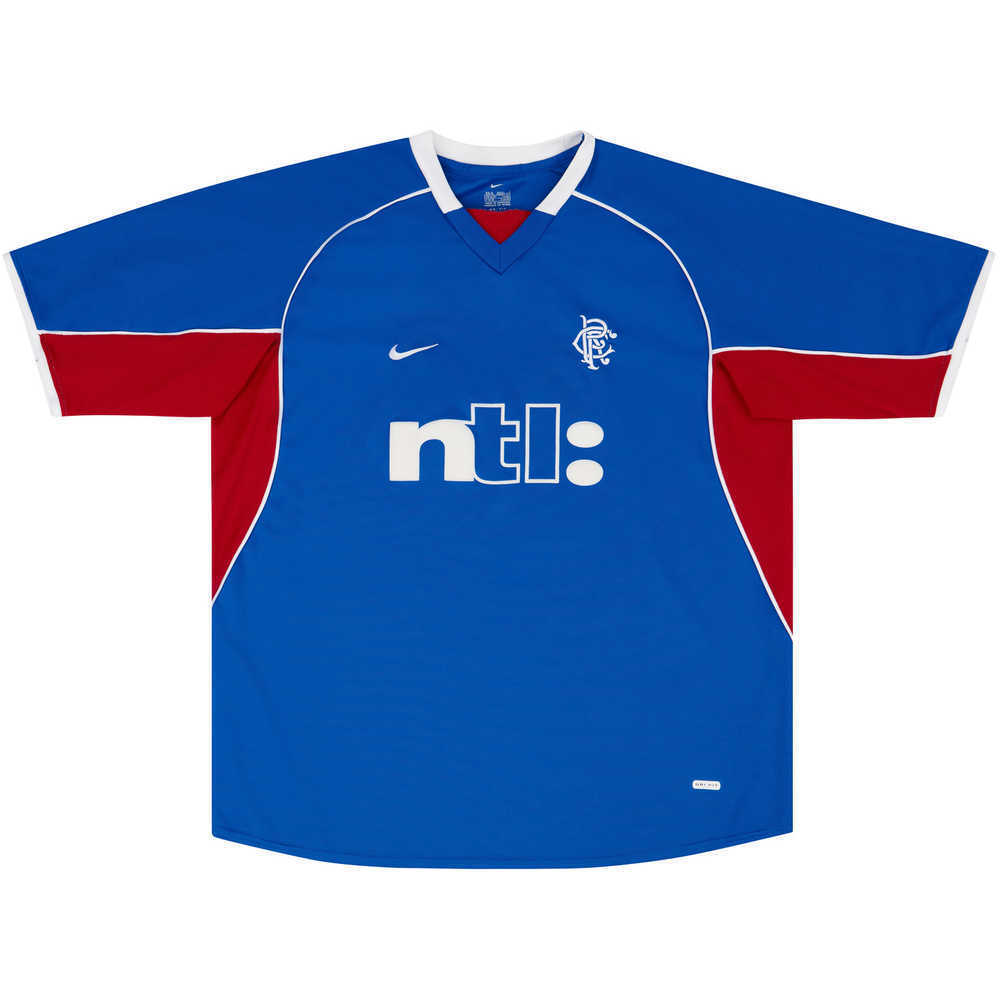 2001-02 Rangers Home Shirt (Very Good) M