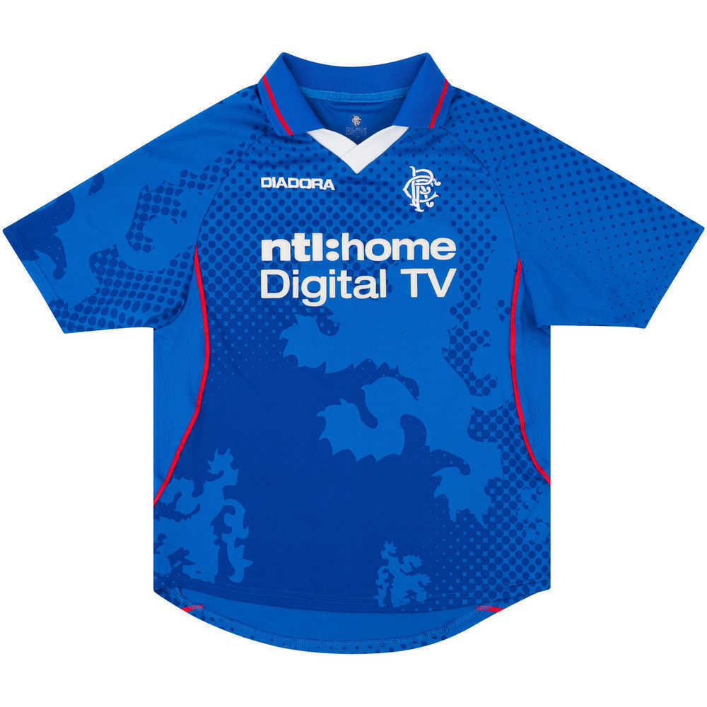 2002-03 Rangers Home Shirt (Excellent) S
