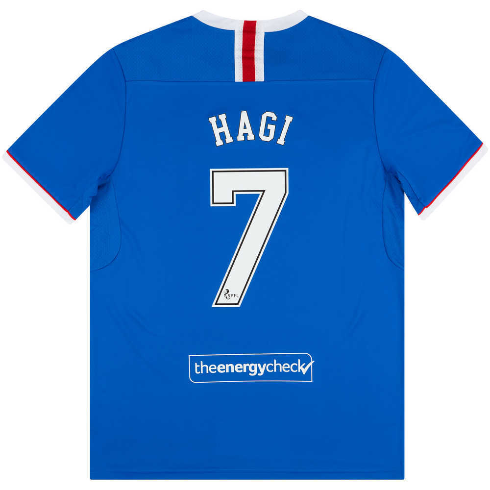 2020-21 Rangers Special Edition 'Champions 55 20/21' Home Shirt Hagi #7 *w/Tags*