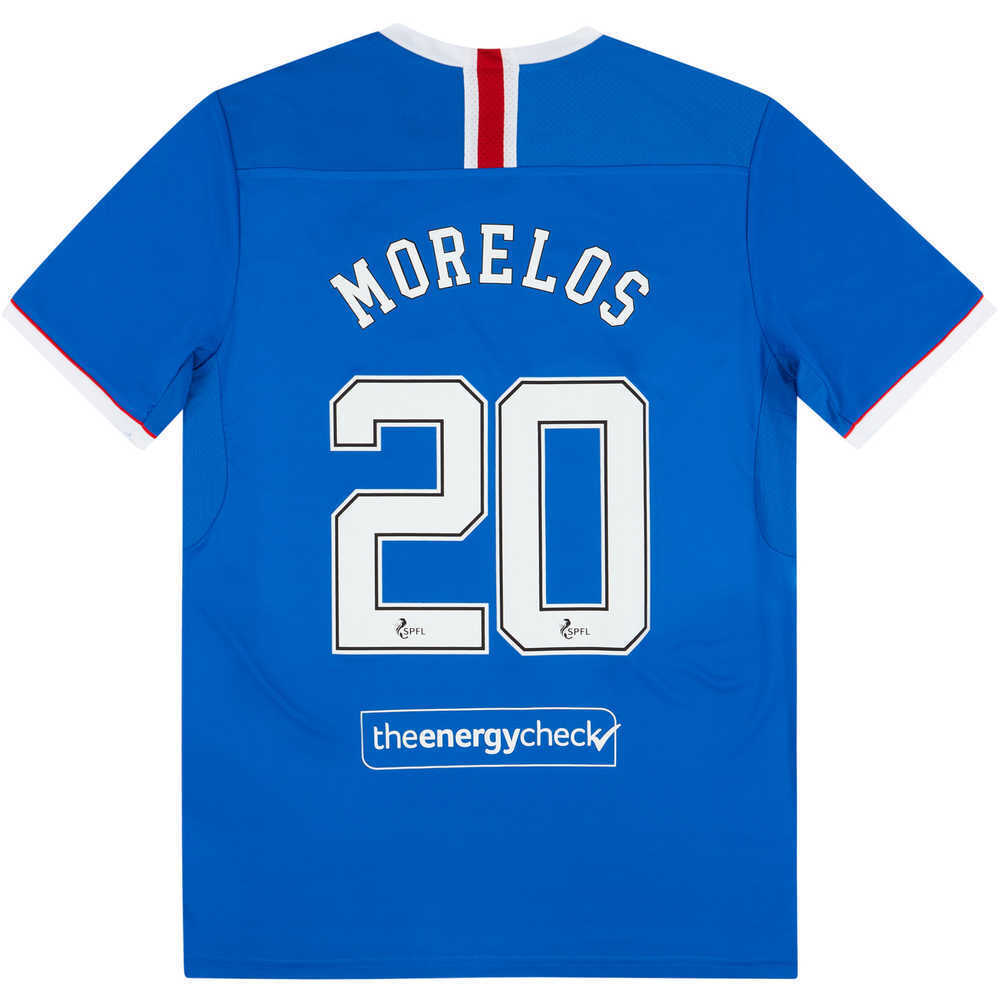 2020-21 Rangers Special Edition 'Champions 55 20/21' Home Shirt Morelos #20 *w/Tags*
