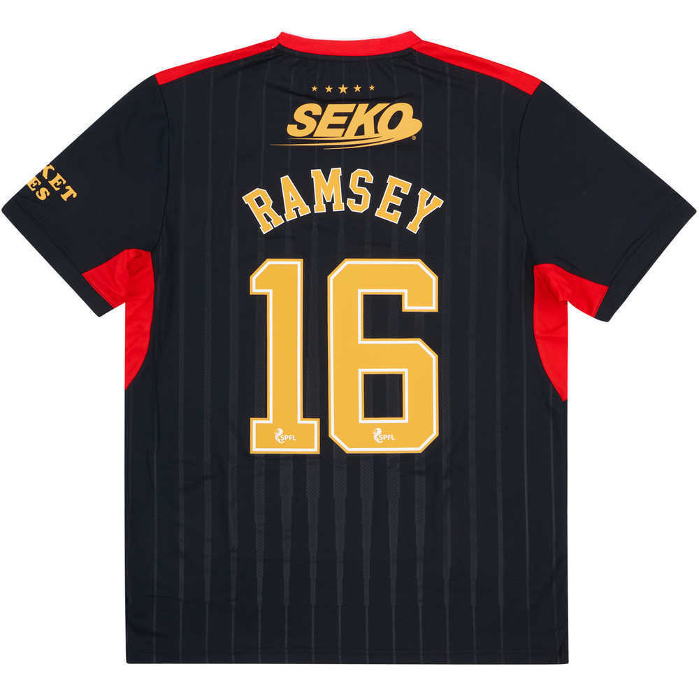 2021-22 Rangers Player Issue Pro '150 Years Anniversary' Away Shirt Ramsey #16 *w/Tags*