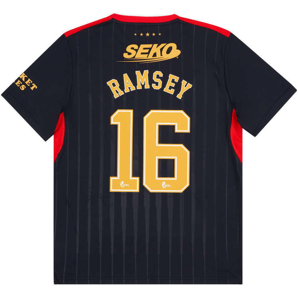 2021-22 Rangers '150 Years Anniversary' Away Shirt Ramsey #16 *w/Tags*