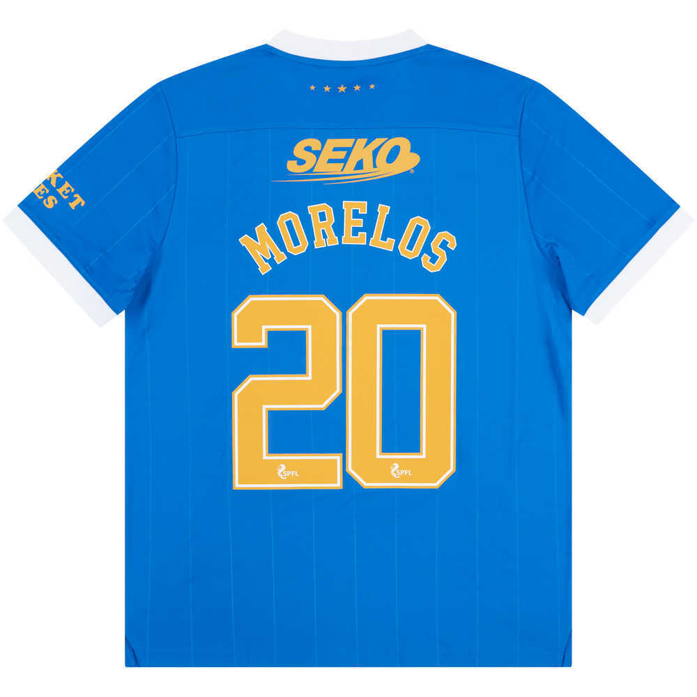 2021-22 Rangers '150 Years Anniversary' Home Shirt Morelos #20 *w/Tags*