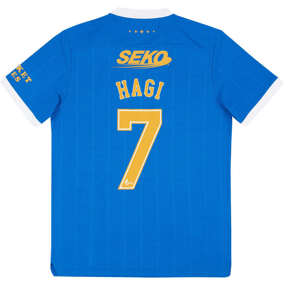 2021-22 Rangers Player Issue Pro '150 Years Anniversary' Home Shirt Hagi #7 *w/Tags*