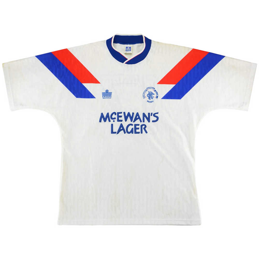1990-92 Rangers Away Shirt (Very Good) L