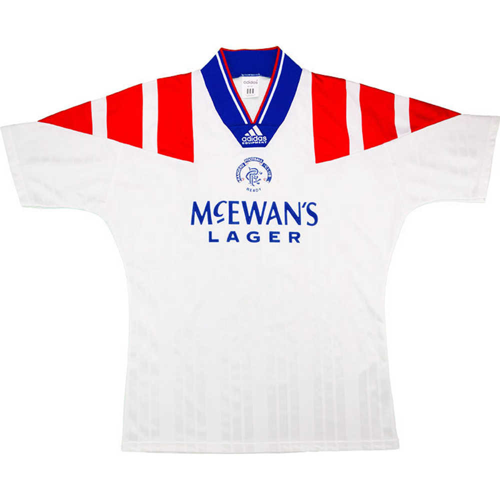 1992-93 Rangers Away Shirt (Very Good) L/XL