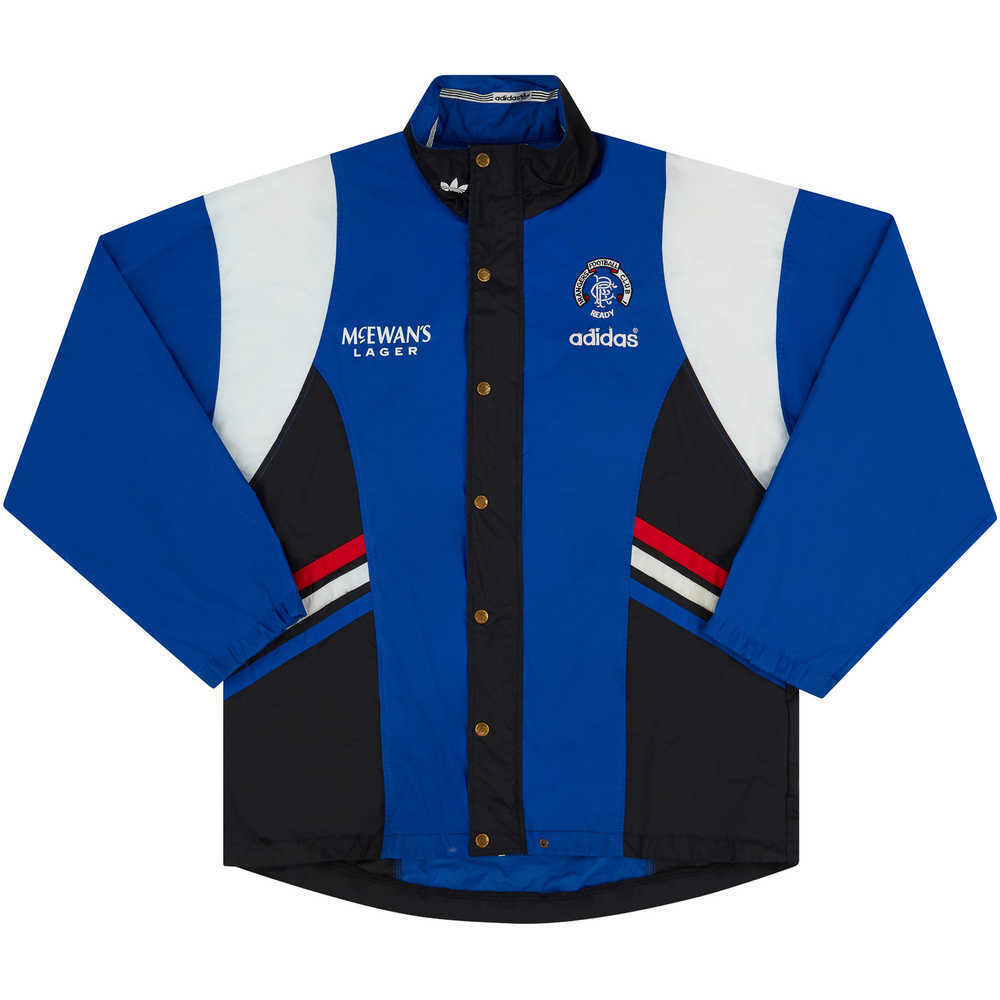 1992-94 Rangers Adidas Windbreaker Jacket (Excellent) L/XL
