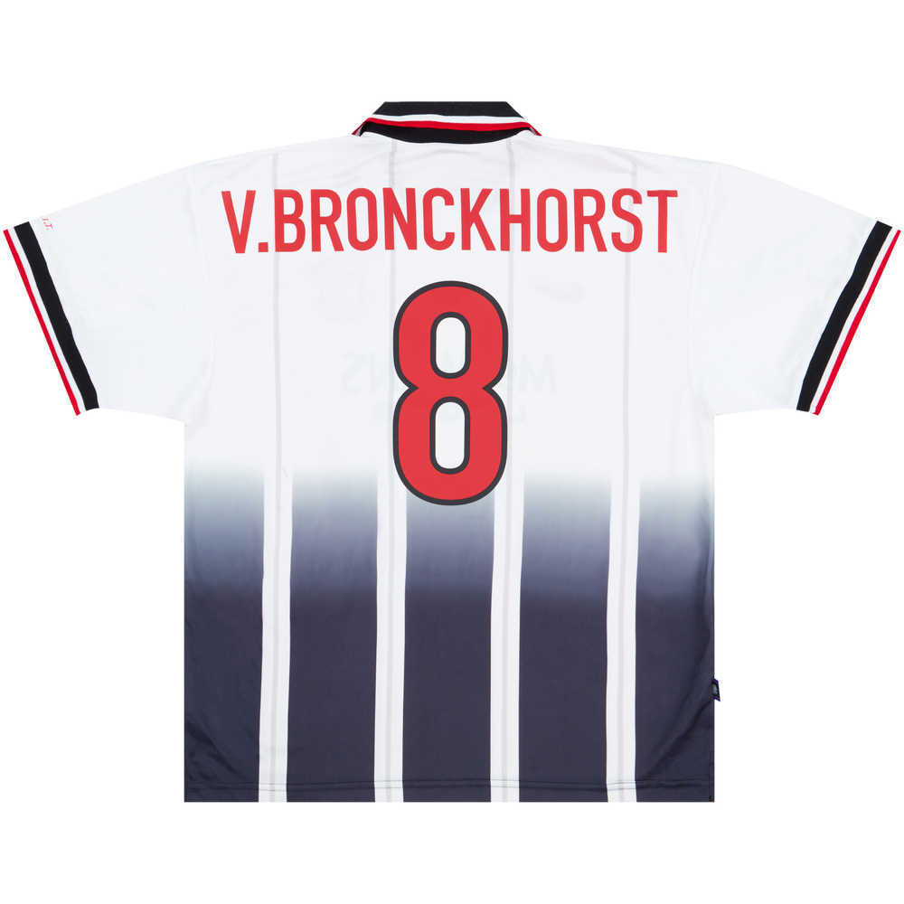 1997-99 Rangers Away Shirt v.Bronckhorst #8 (Excellent) L