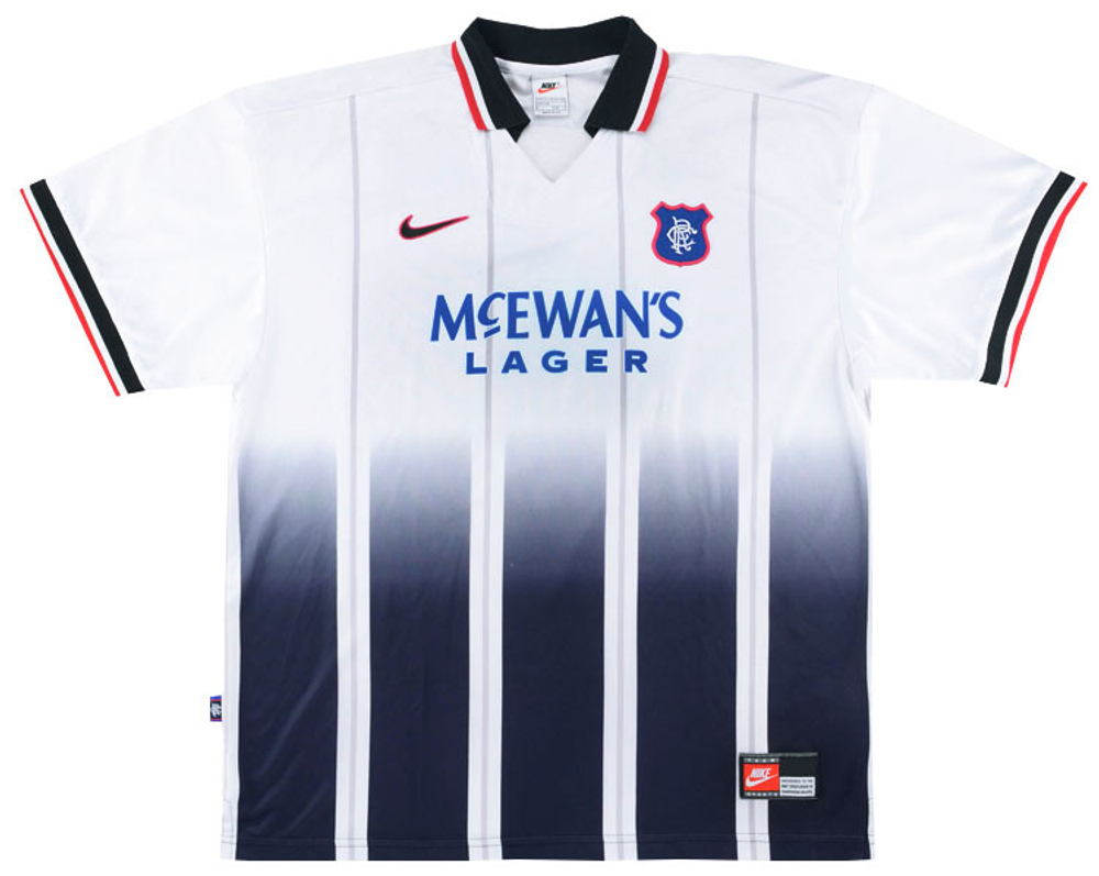 1997-99 Rangers Away Shirt Gascoigne #8 (Excellent) S
