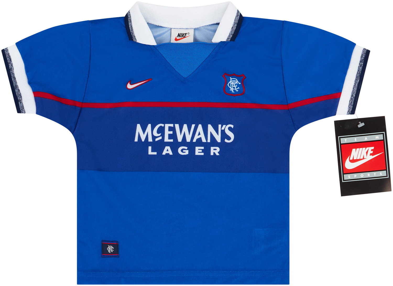 Rangers Away football shirt 1997 - 1998. Sponsored by McEwan's