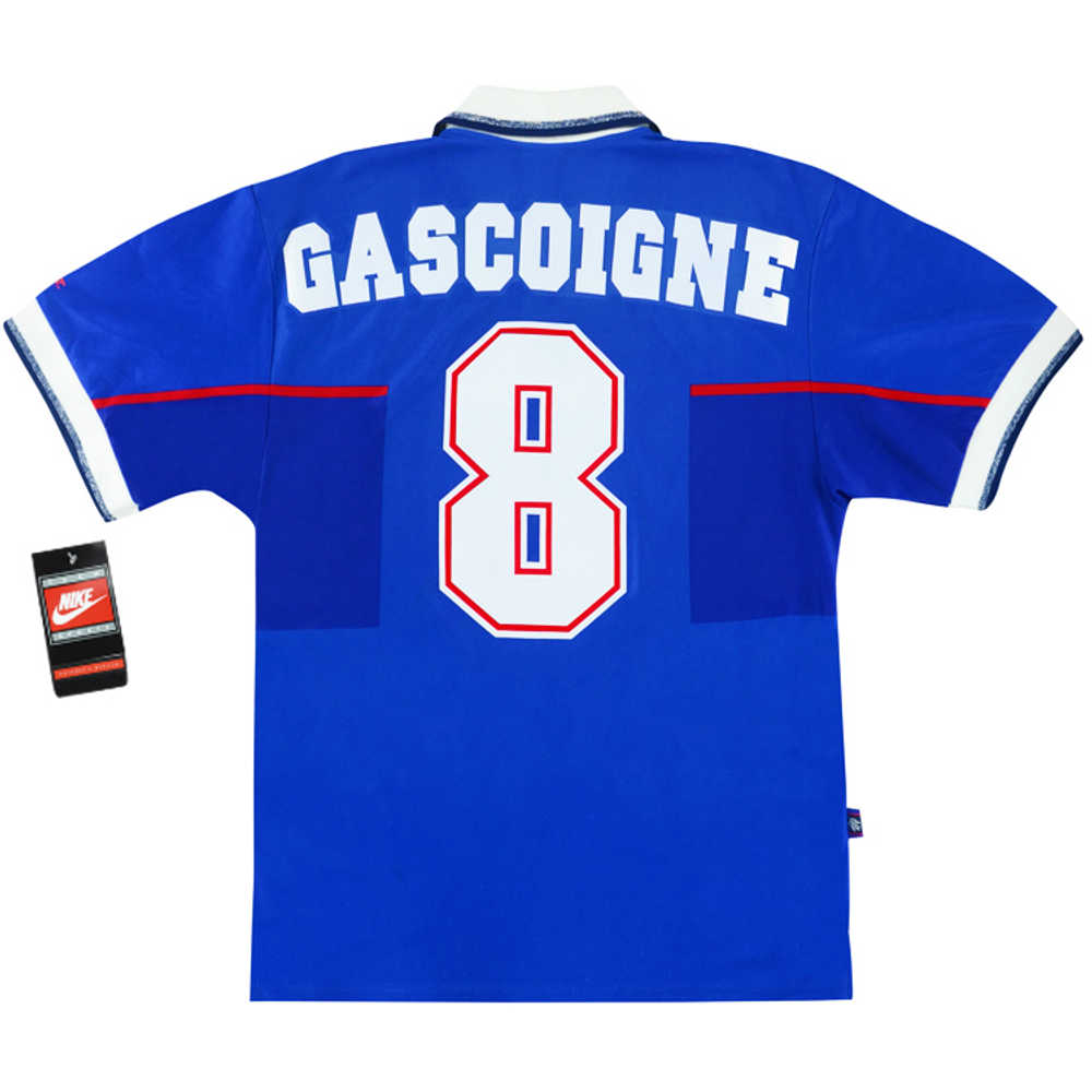 1997-99 Rangers Home Shirt Gascoigne #8 *w/Tags* M