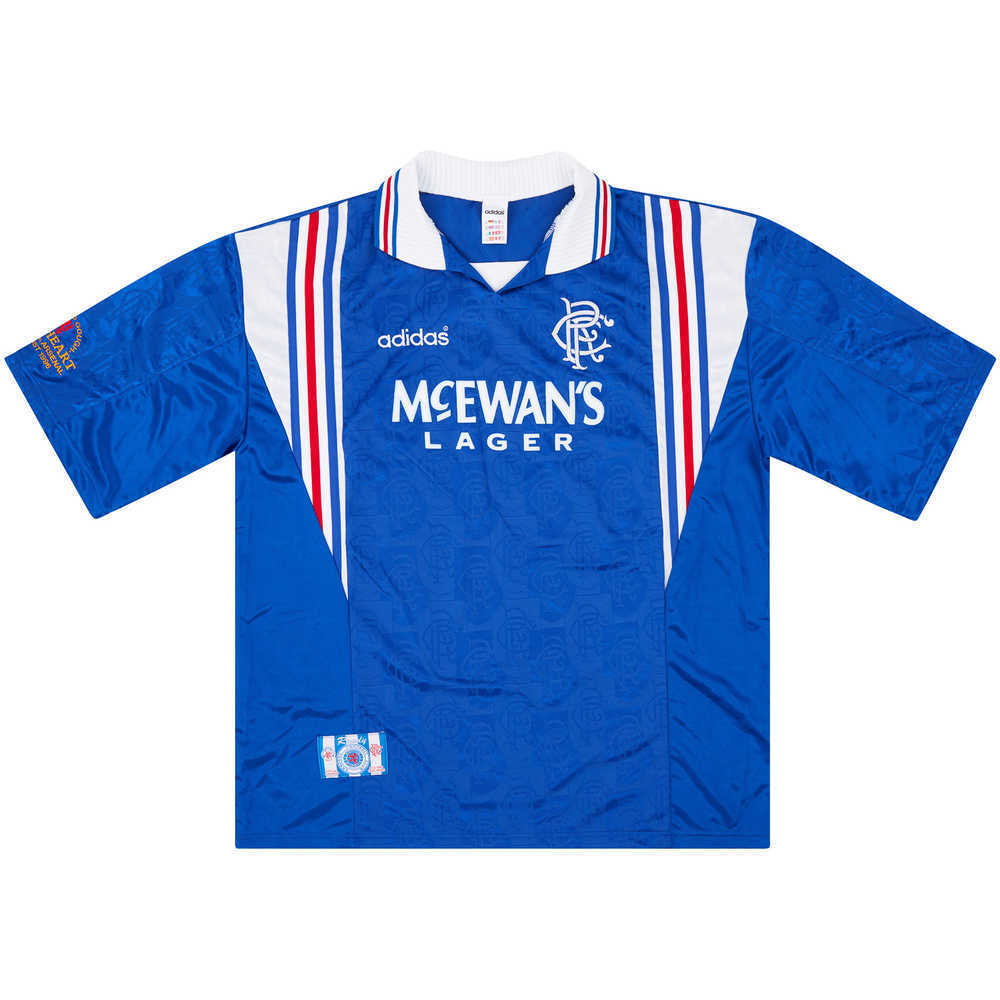 1996-97 Rangers Match Worn Richard Gough Testimonial Home Shirt #7 (Durie) v Arsenal