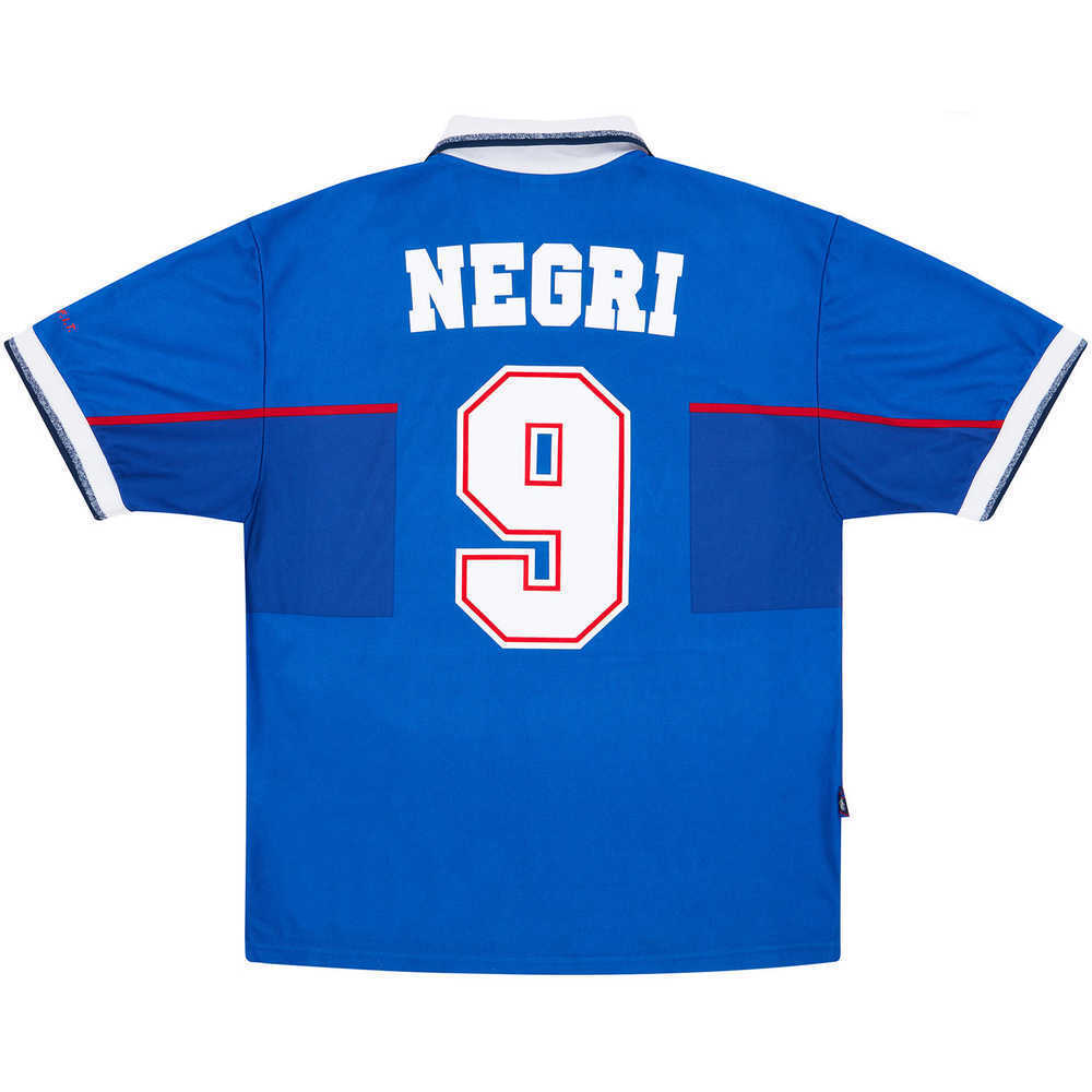 1997-99 Rangers Home Shirt Negri #9 (Very Good) M