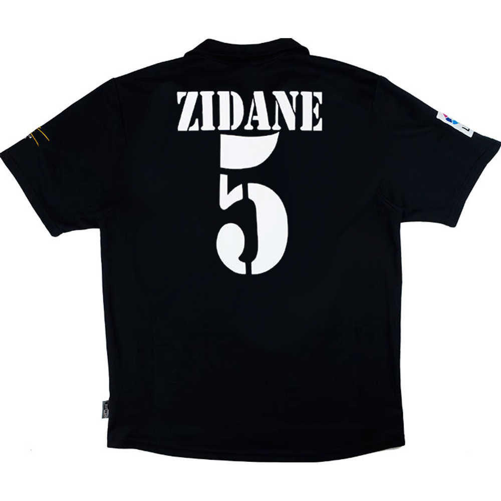 2001-02 Real Madrid Centenary Away Shirt Away Zidane #5 (Excellent) L