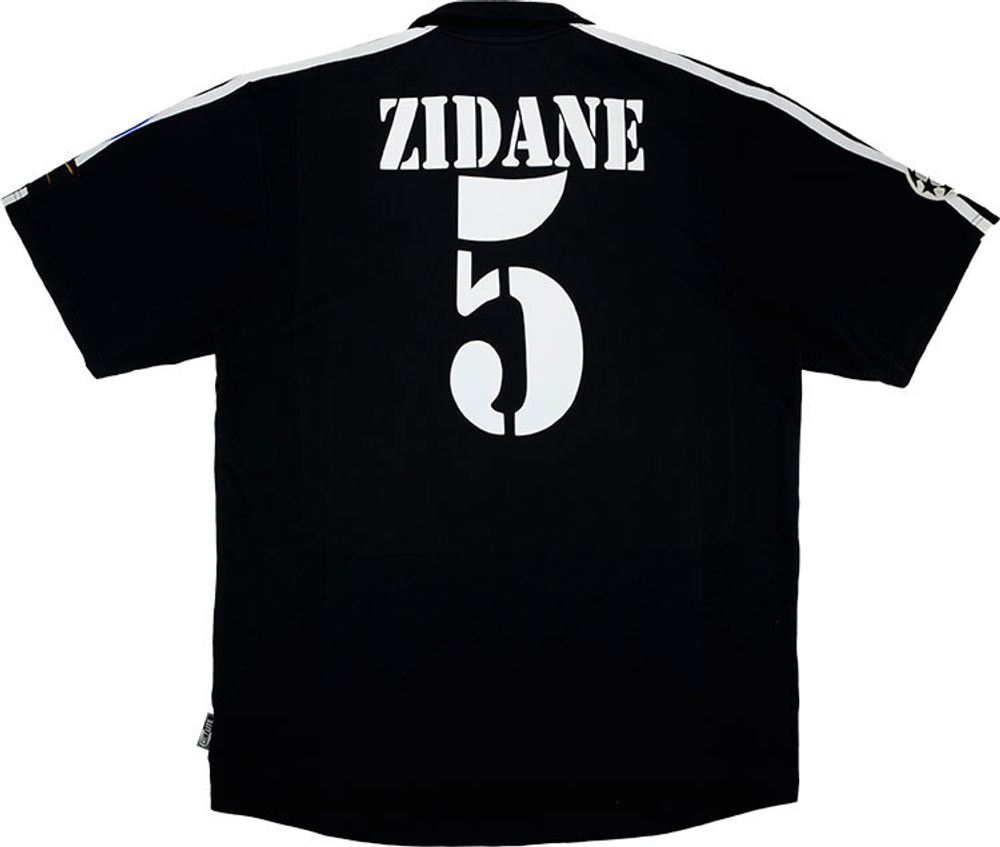 2001-02 Real Madrid CL Centenary Away Shirt Zidane #5 (Very Good) L 