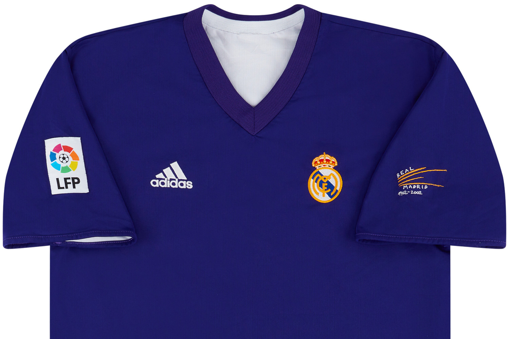 2001-02 Real Madrid Centenary Third Shirt Zidane #5 (Excellent) L