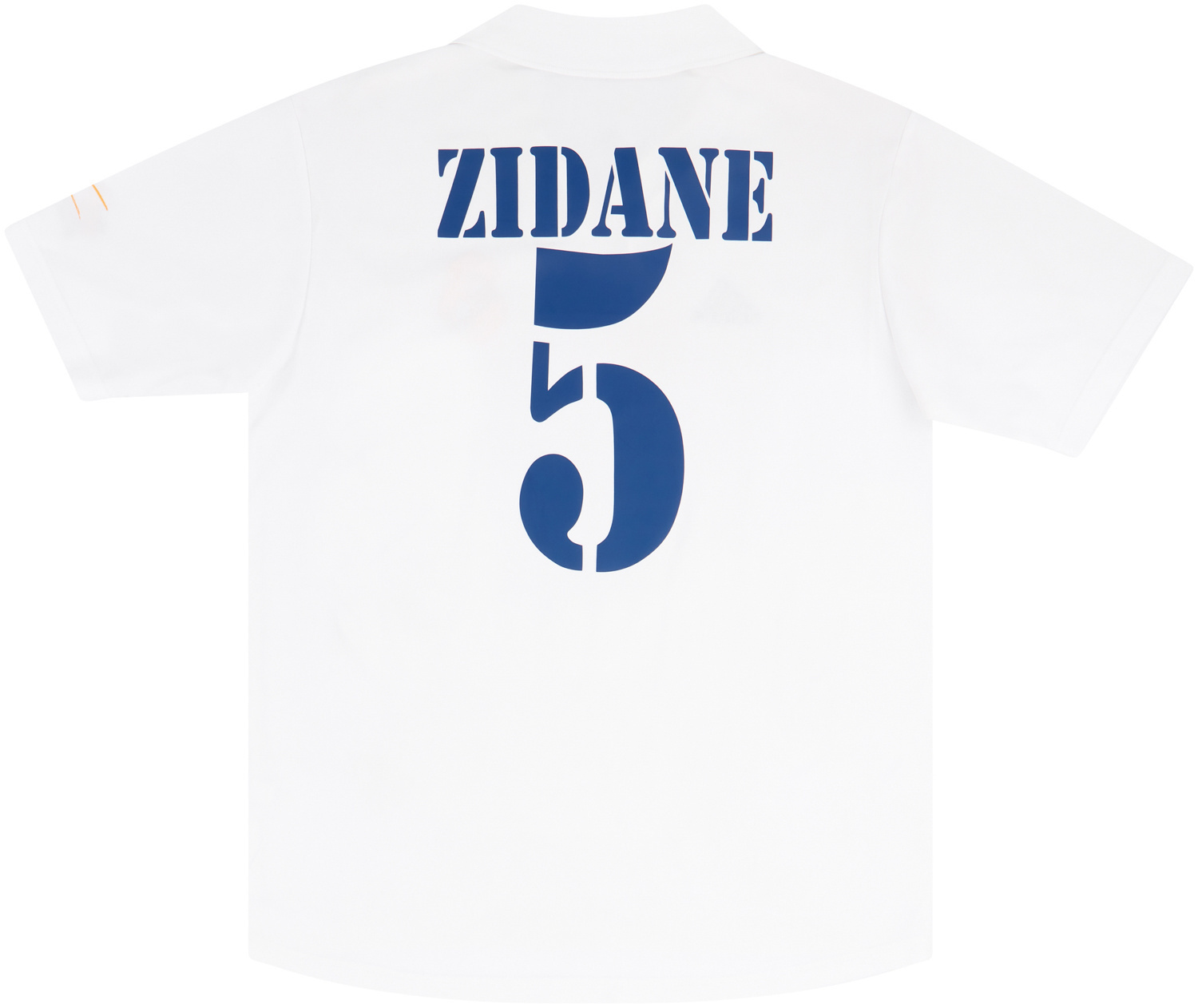 Schipbreuk aan de andere kant, paddestoel 2002-03 Real Madrid Centenary Home Shirt Zidane #5 (Good) L