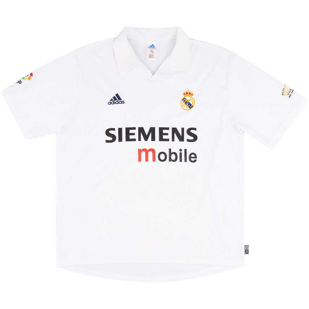 2002-03 Real Madrid Centenary Home Shirt (Good) M