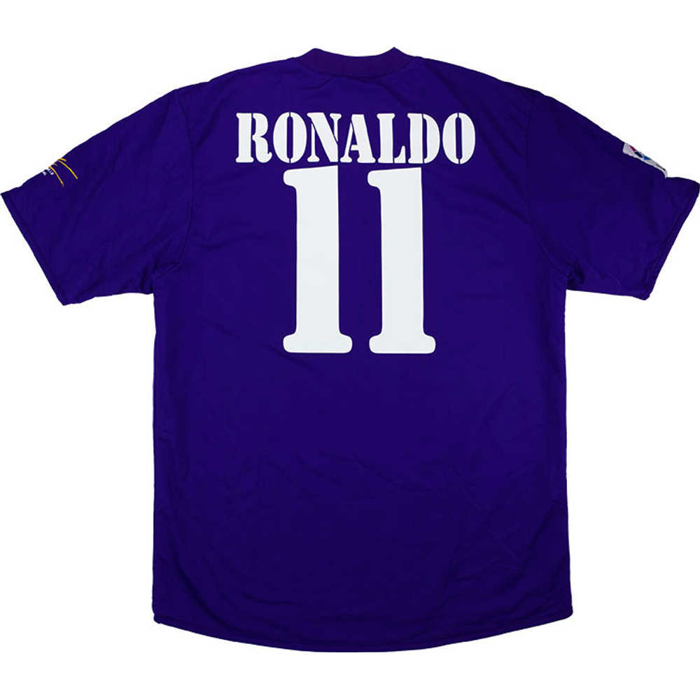 2002-03 Real Madrid Centenary Third Shirt Ronaldo #11 (Excellent) XL