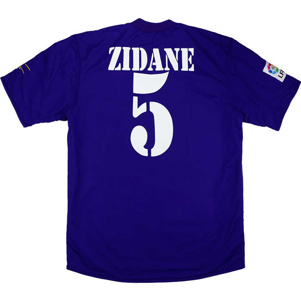 2002-03 Real Madrid Centenary Third Shirt Zidane #5 (Excellent) XL