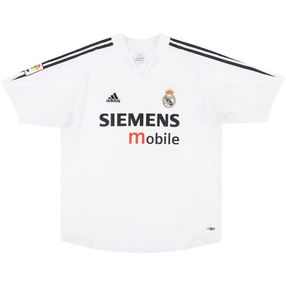 2004-05 Real Madrid Home Shirt (Excellent) L