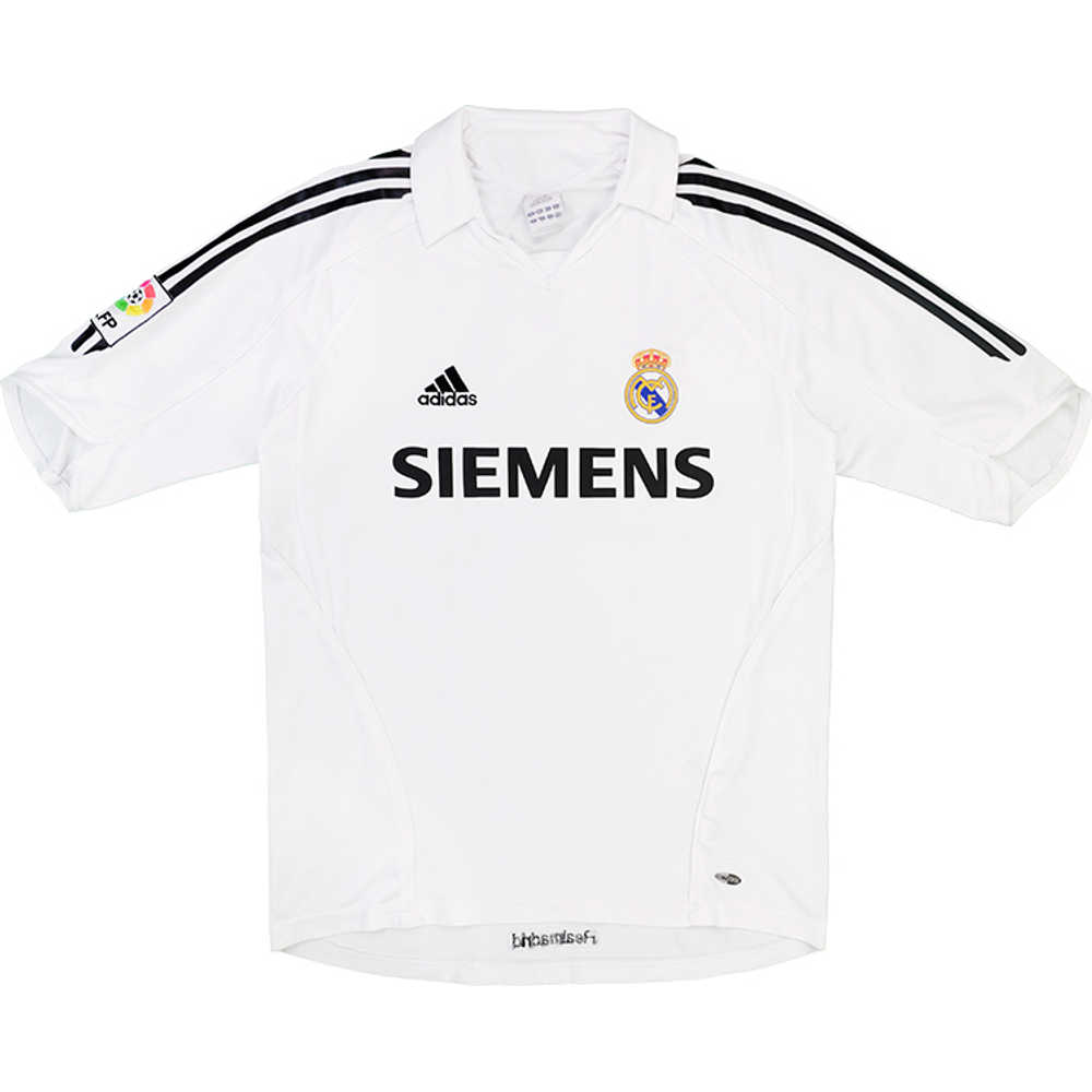 2005-06 Real Madrid Home Shirt (Very Good) M