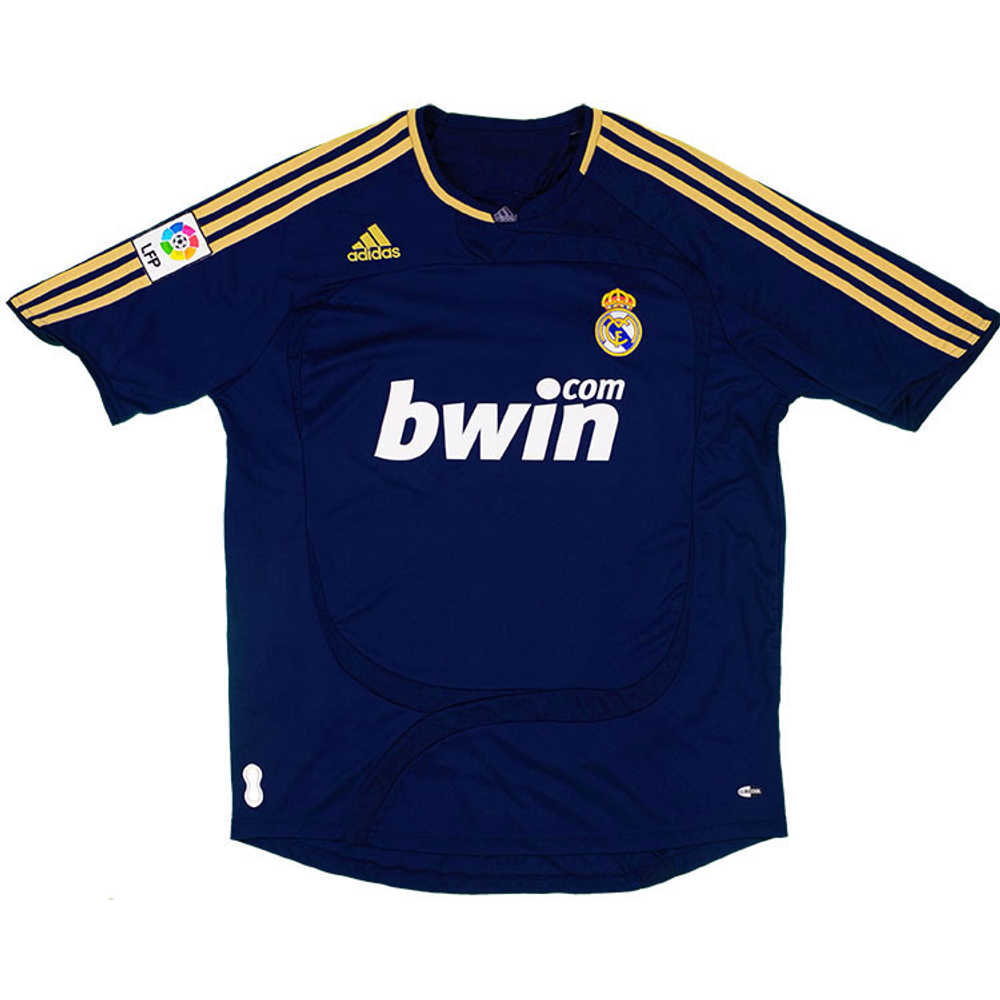 2007-08 Real Madrid Away Shirt (Excellent) XL
