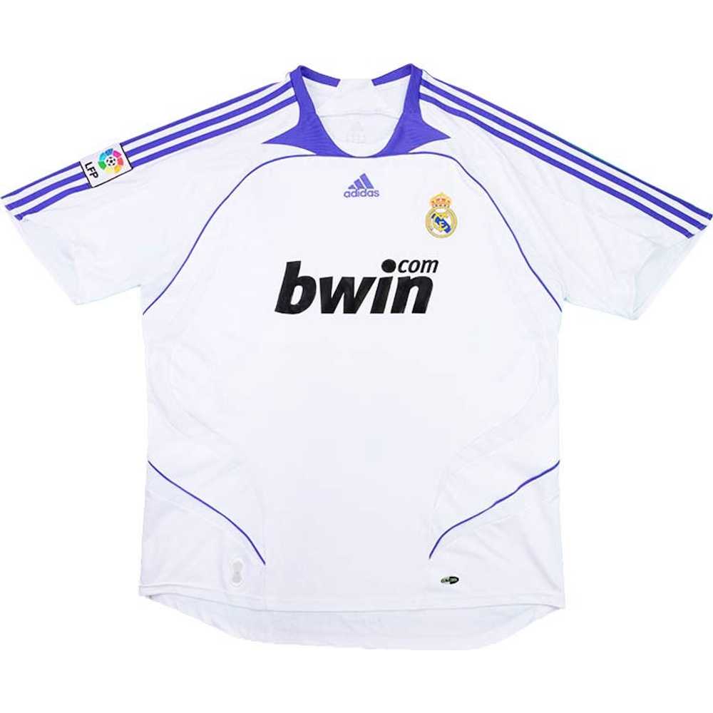 2007-08 Real Madrid Home Shirt (Excellent) L