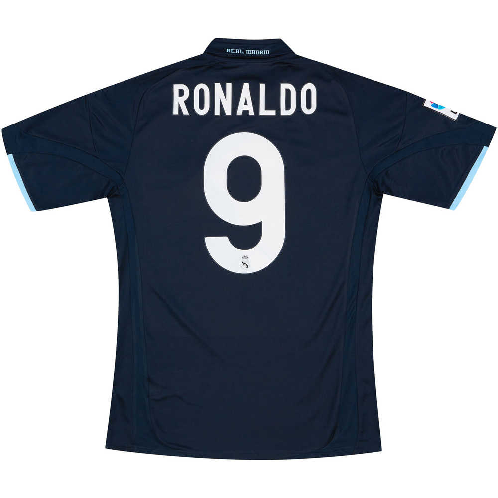 2009-10 Real Madrid Away Shirt Ronaldo #9 (Excellent) XL