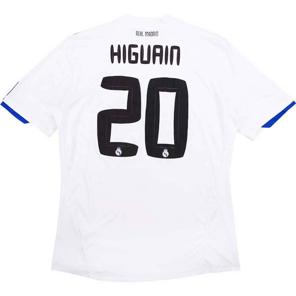 2010-11 Real Madrid Home Shirt Higuain #20 (Very Good) XL